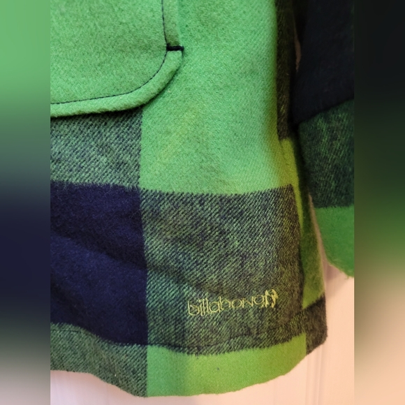 Plaid Wool Coat - Picture 6 of 7